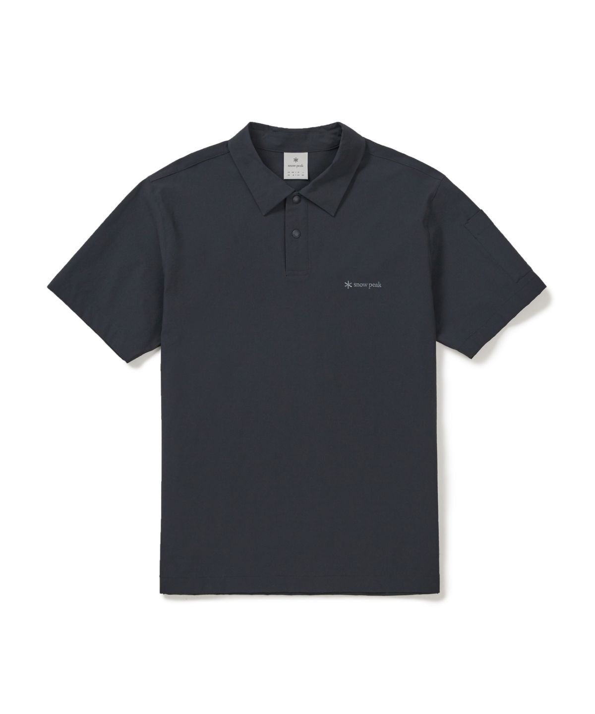 스노우피크 어패럴(SNOWPEAK APPAREL) 경량 코듀라 폴로 반팔 티셔츠 (S26MMPPS04) Dark Navy
