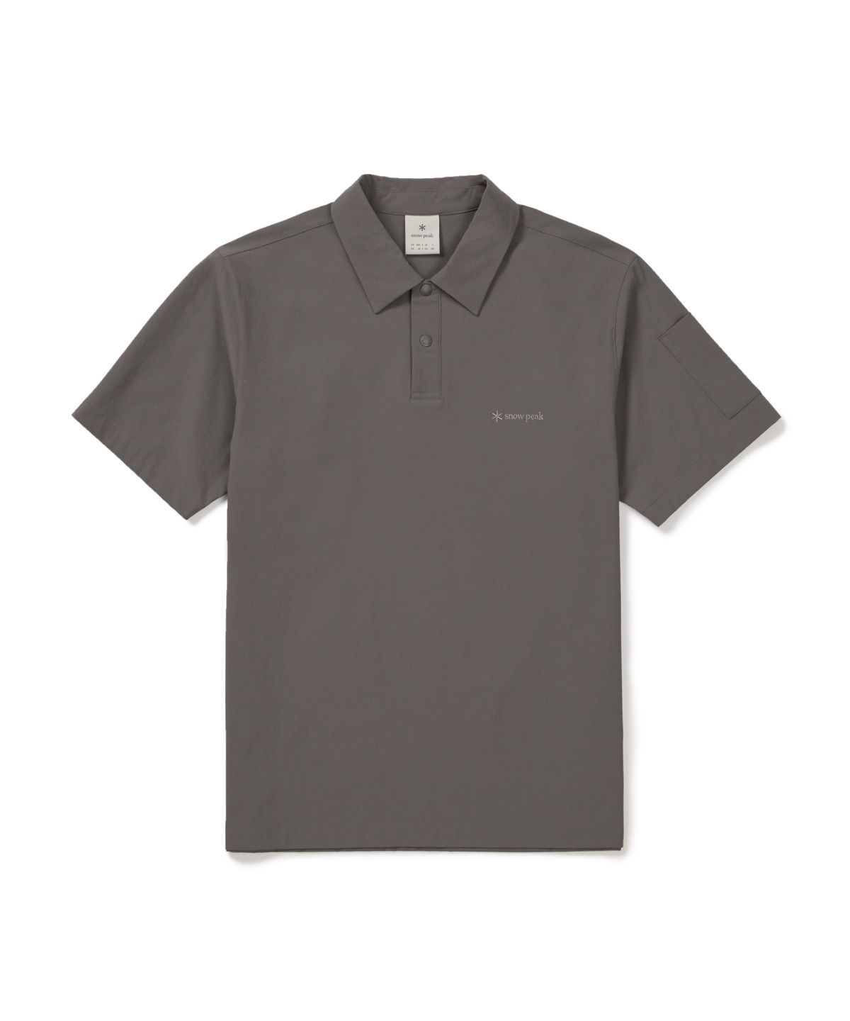 스노우피크 어패럴(SNOWPEAK APPAREL) 경량 코듀라 폴로 반팔 티셔츠 (S26MMPPS04) Dark Khaki