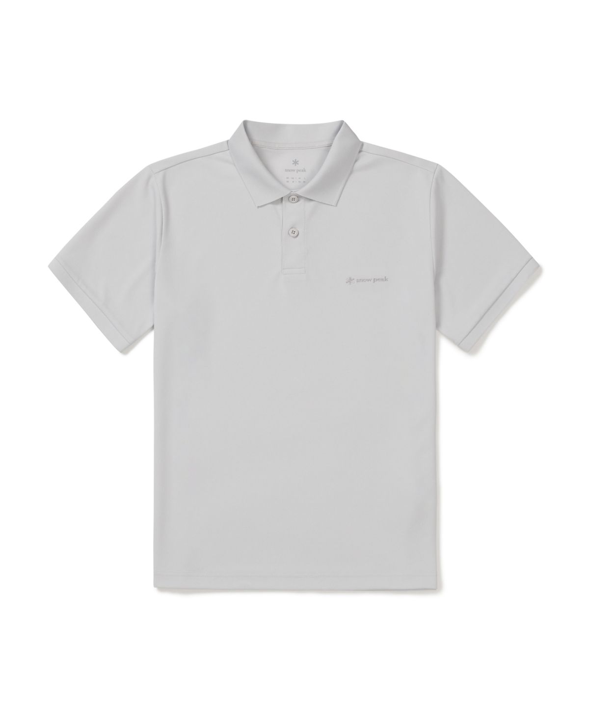 스노우피크 어패럴(SNOWPEAK APPAREL) 피케 베이직 폴로 티셔츠 (S26MMFPS68) Ice Gray