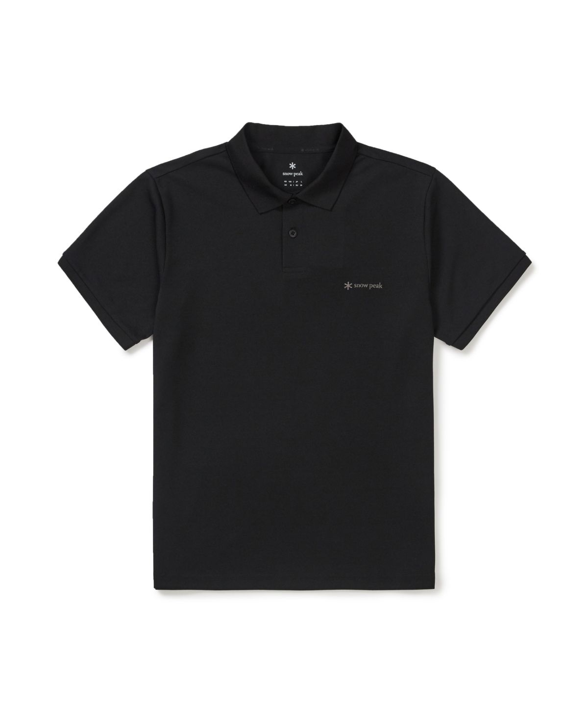스노우피크 어패럴(SNOWPEAK APPAREL) 피케 베이직 폴로 티셔츠 (S26MMFPS68) Black