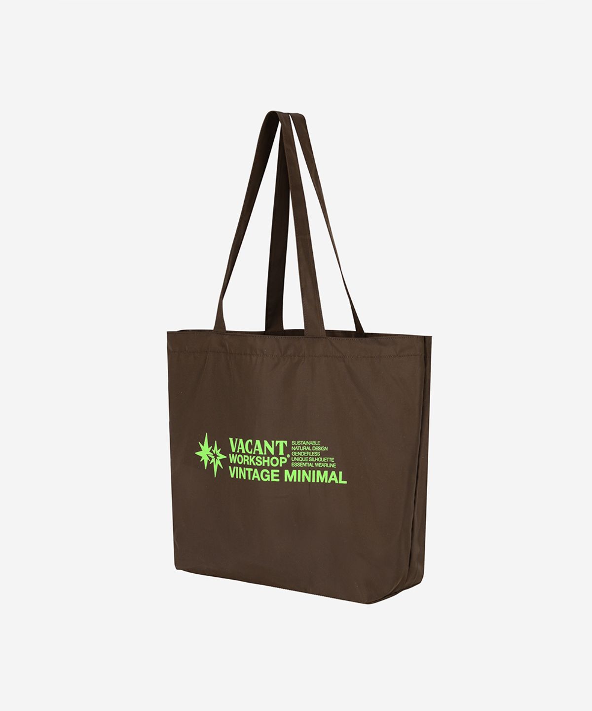 베이컨트 아카이브(VACANT ARCHIVE) WORKSHOP ECO BAG BROWN