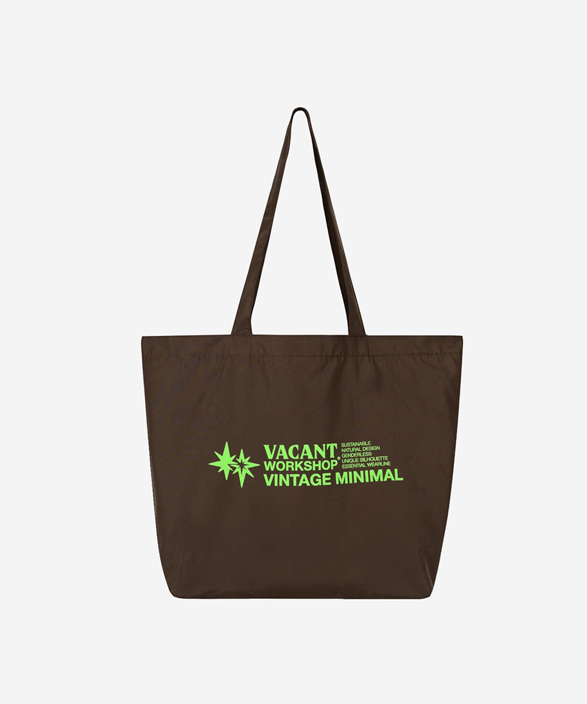 베이컨트 아카이브(VACANT ARCHIVE) WORKSHOP ECO BAG BROWN