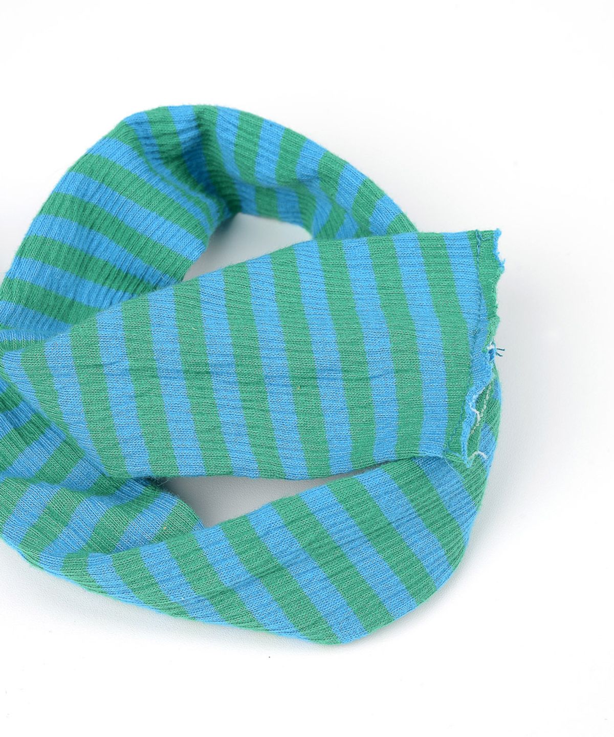 베이컨트 아카이브(VACANT ARCHIVE) WORKSHOP SKINNY STRIPE MUFFLER GREEN/BLUE