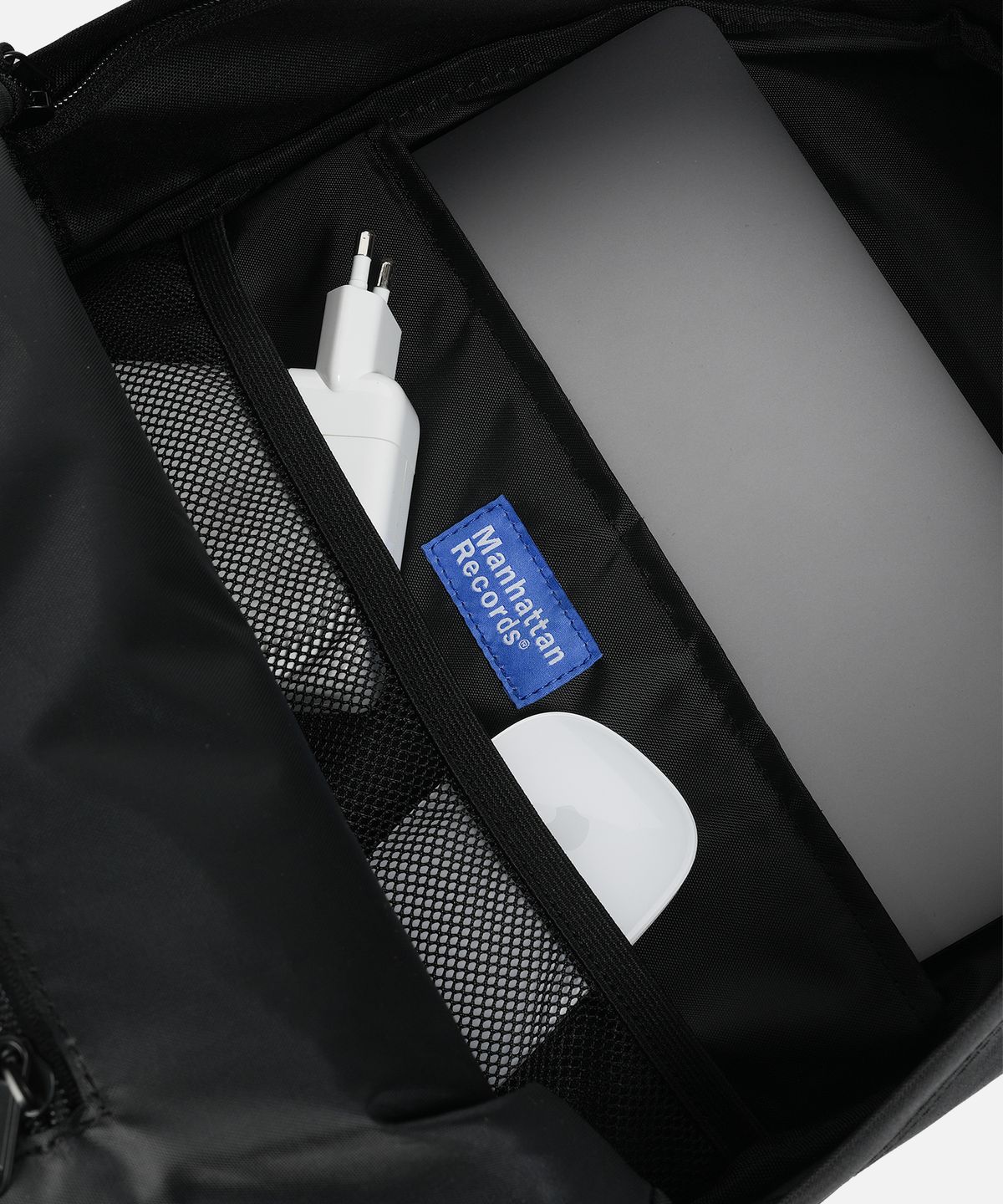 맨하탄레코즈(MANHATTAN RECORDS) MR Cordura Vinyl Daypack  - Black