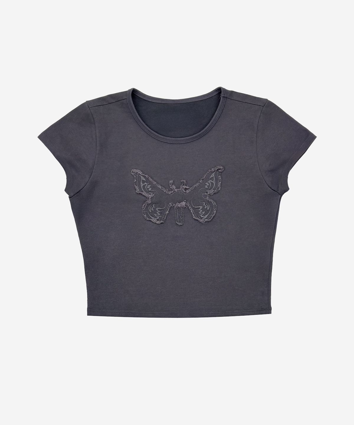 비엘알(BLR) Moth Embroidered Vintage T-Shirt
