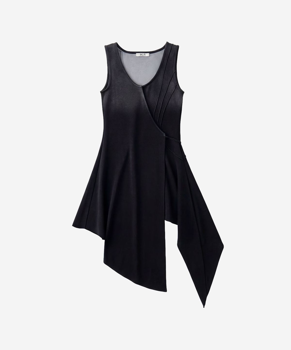 비엘알(BLR) Unbalanced Gradation One-Piece Black