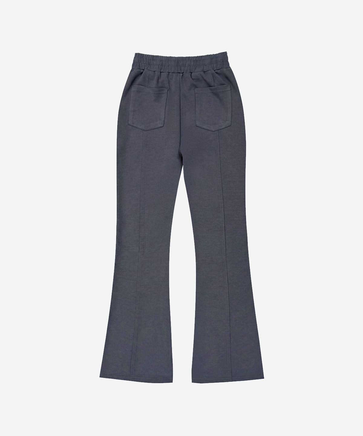 비엘알(BLR) Arc Line Comfy Bootcut Pants Grey