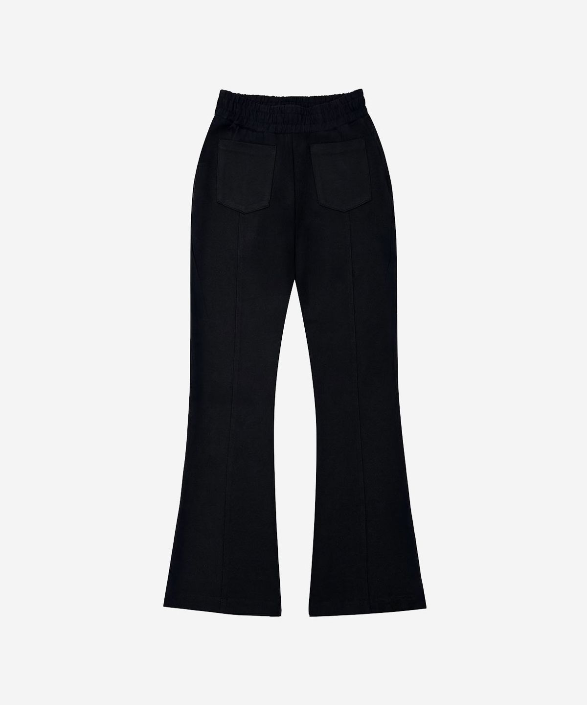 비엘알(BLR) Arc Line Comfy Bootcut Pants Black