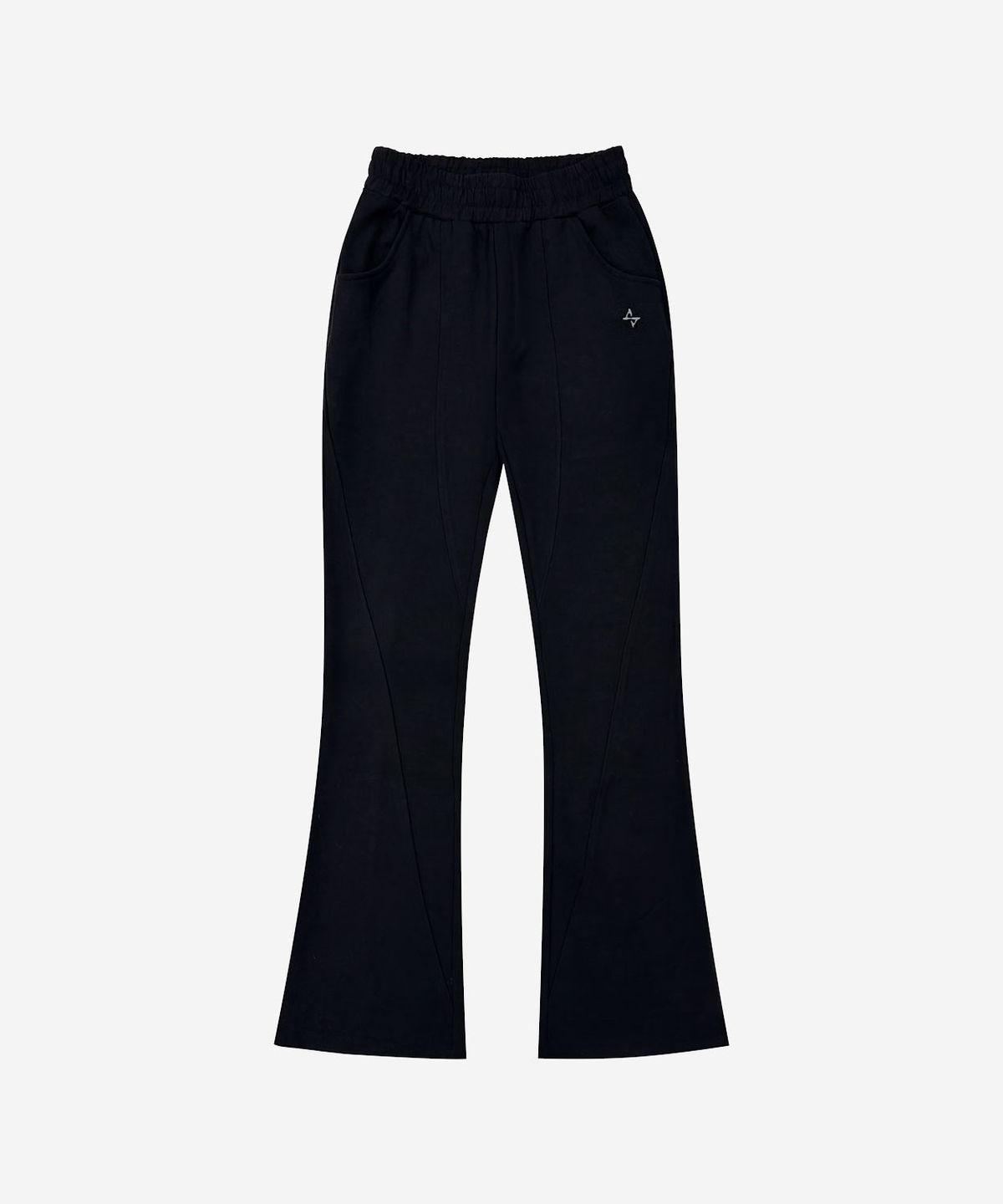 비엘알(BLR) Arc Line Comfy Bootcut Pants Black