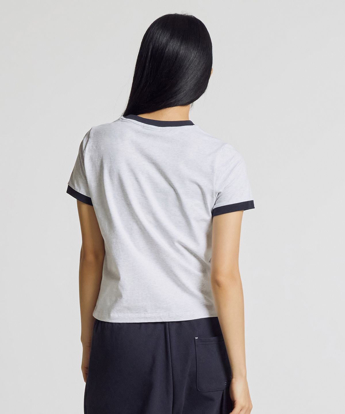 뉴발란스(NEW BALANCE) NBNEG2W462 / WOMEN 링거 반팔티 (L/GRAY)