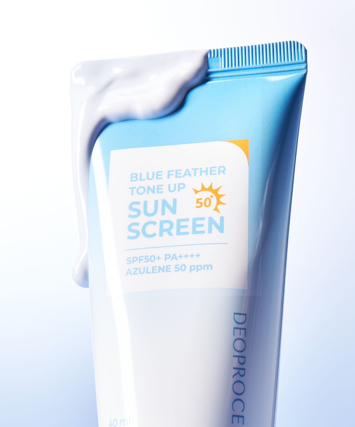 디오프러스(DEOPROCE) 블루 페더 톤 업 선 스크린 SPF50+ PA++++ 40ml