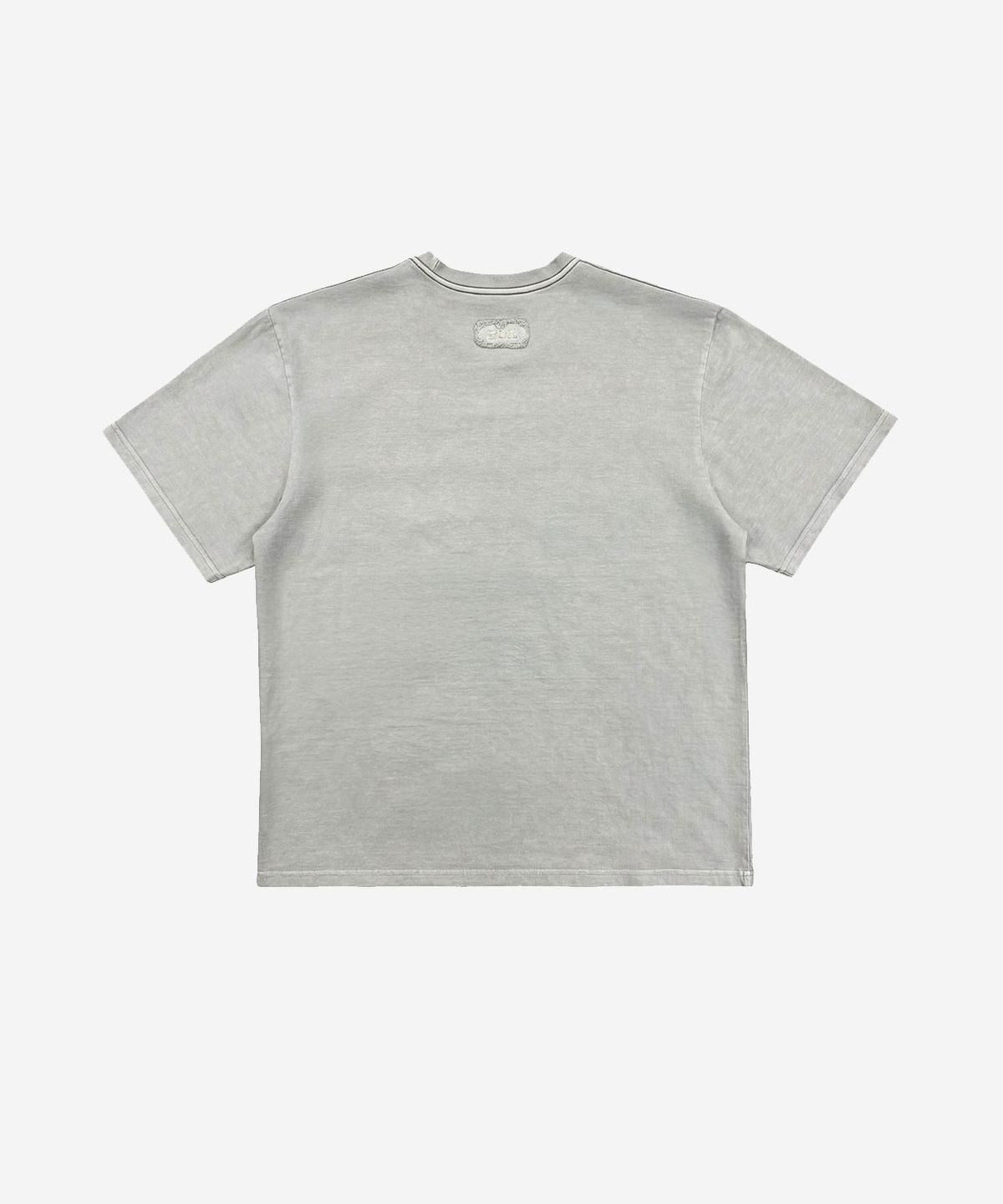 비엘알(BLR) Low-Cut Patch Logo T-Shirt Grey