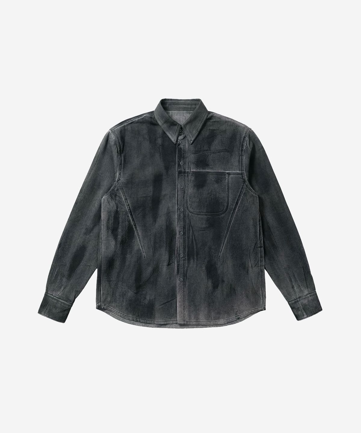 비엘알(BLR) Oil Wash Relaxed Shirt
