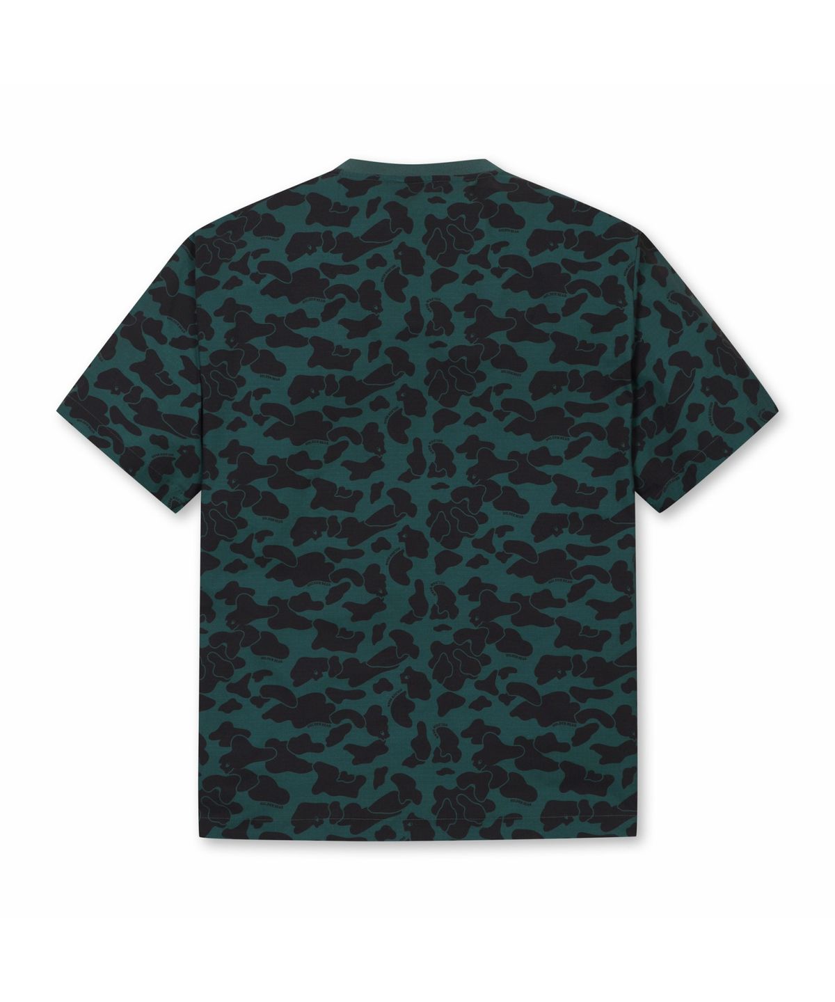 골든베어(GOLDEN BEAR) (M) Camo Pattened Crewneck Woven T-shirt G4TAM26212GRX