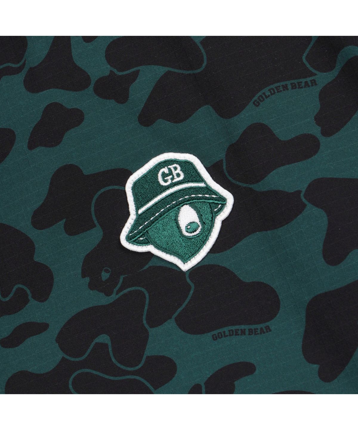 골든베어(GOLDEN BEAR) (M) Camo Pattened Crewneck Woven T-shirt G4TAM26212GRX