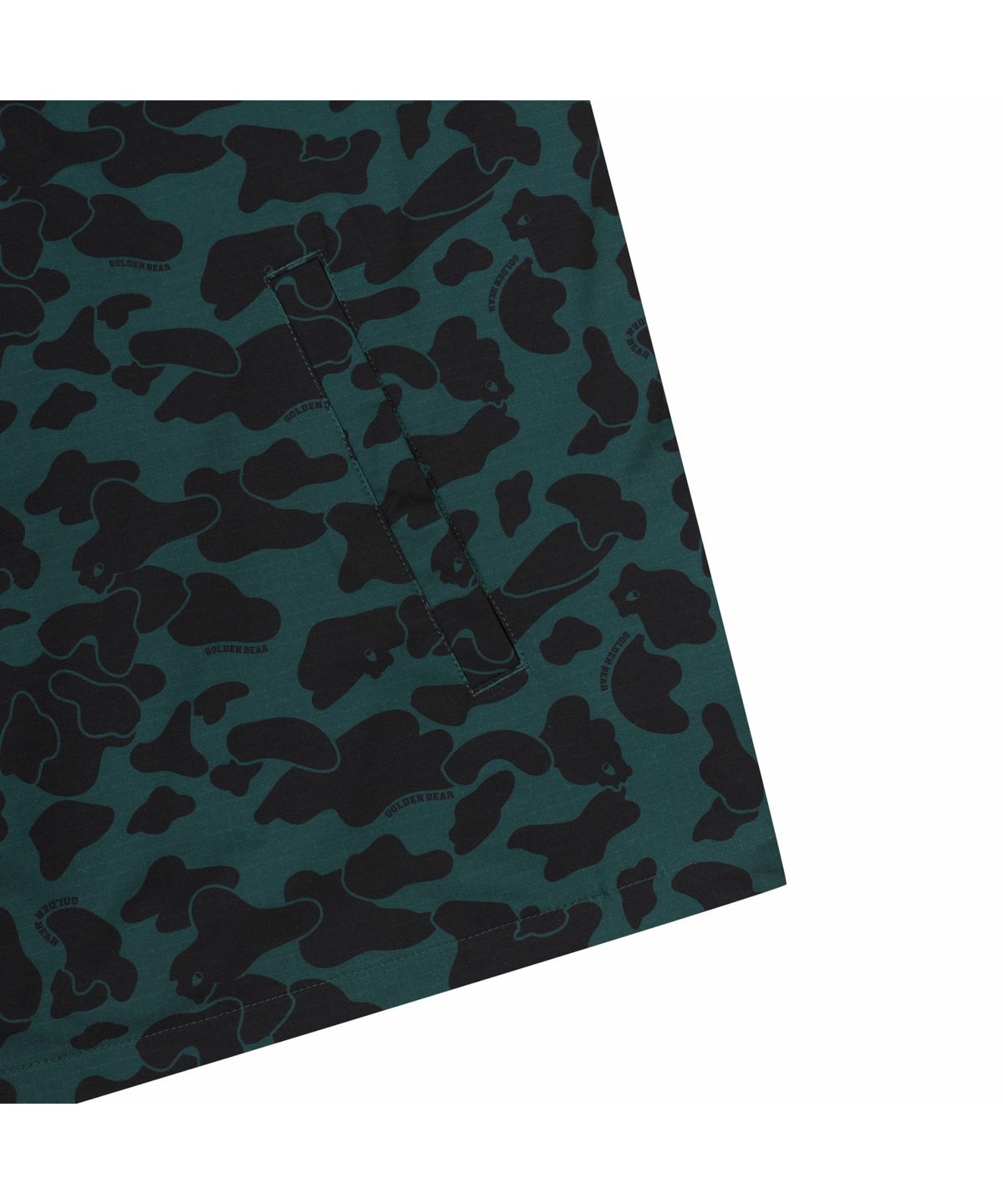골든베어(GOLDEN BEAR) (M) Camo Pattened Crewneck Woven T-shirt G4TAM26212GRX