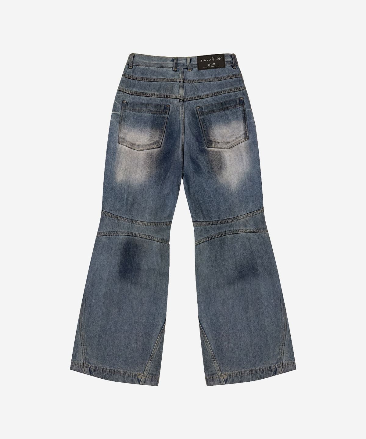 비엘알(BLR) Double Yoke Oil Washed Bootcut Denim Pants
