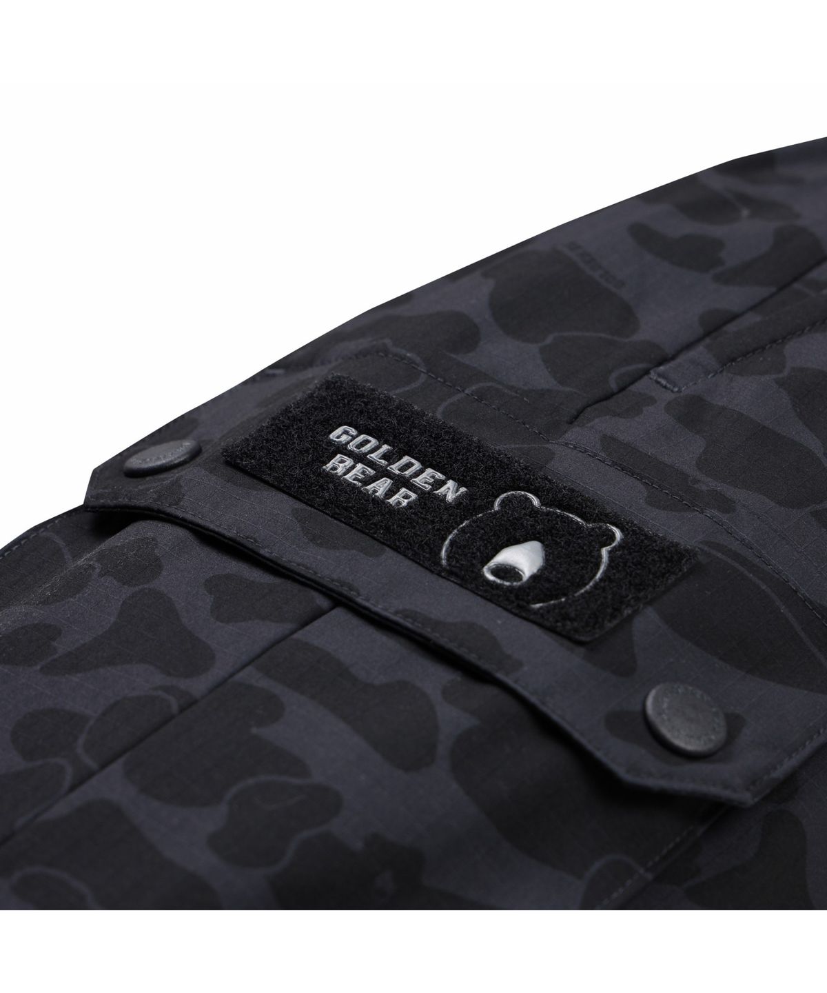 골든베어(GOLDEN BEAR) (M) Camo Pattened Shorts G4PAM26212BKX