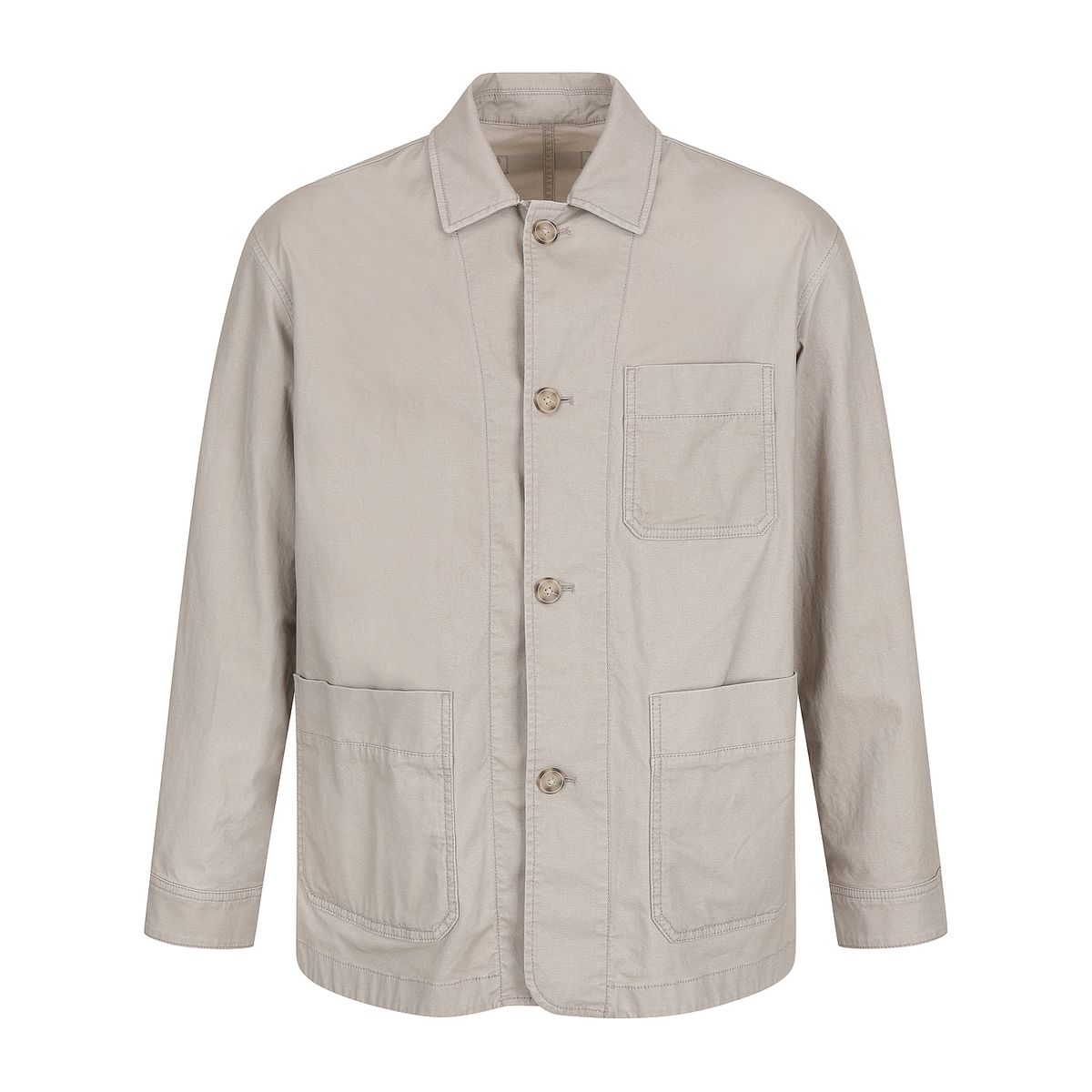 페라로 밀라노(FERRAROMILANO) 코튼블랜드 피그먼트 초어자켓 베이지 (AM0GOAV15253)