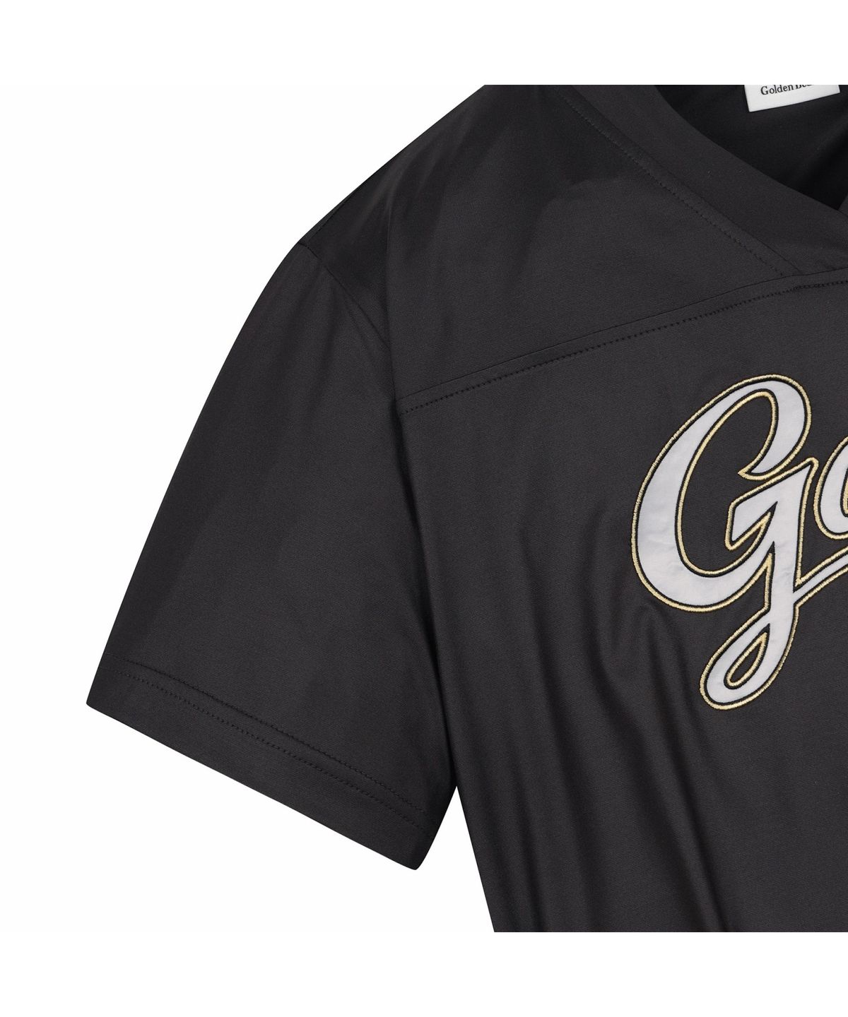 골든베어(GOLDEN BEAR) (W) Satin Short Shirt G5TAM26231BKX