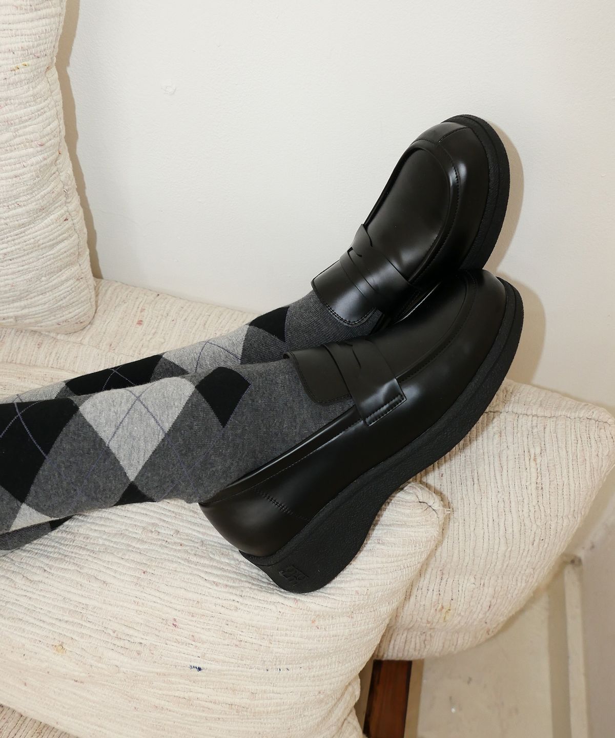포기무디(FOGGY MOODY) Penny 0045. Platform Loafers - 2colors