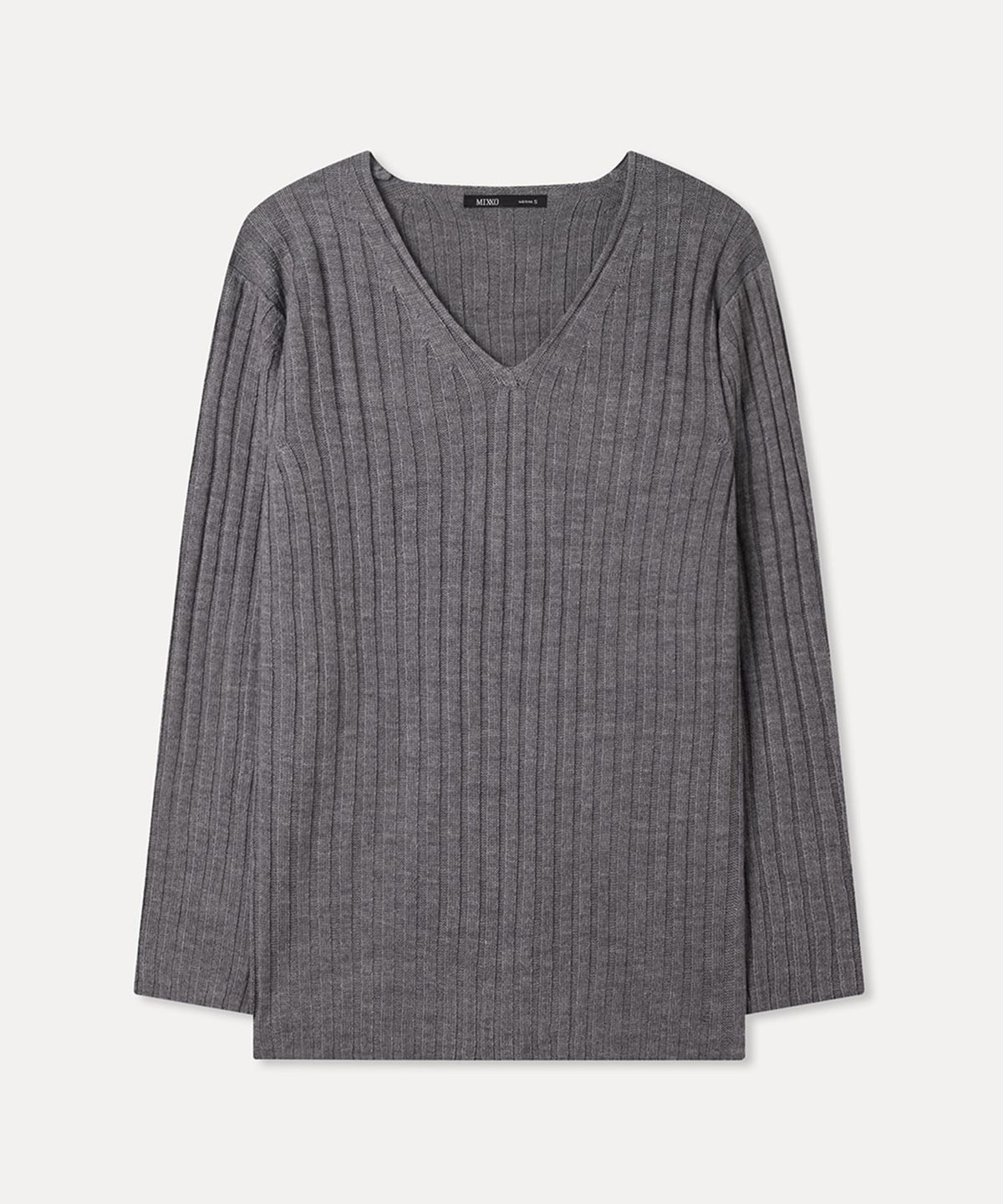 미쏘(MIXXO) V넥 루즈핏 풀오버_MIWKAG411T