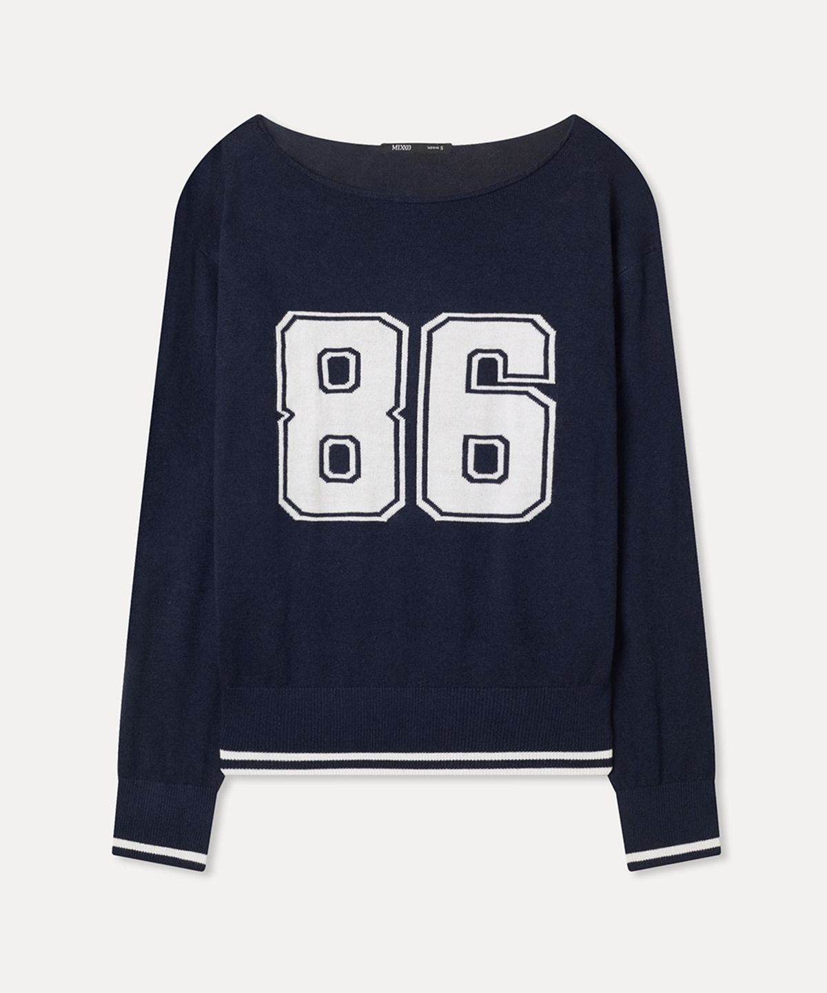 미쏘(MIXXO) 넘버링 그래픽 풀오버_MIWKAG415T