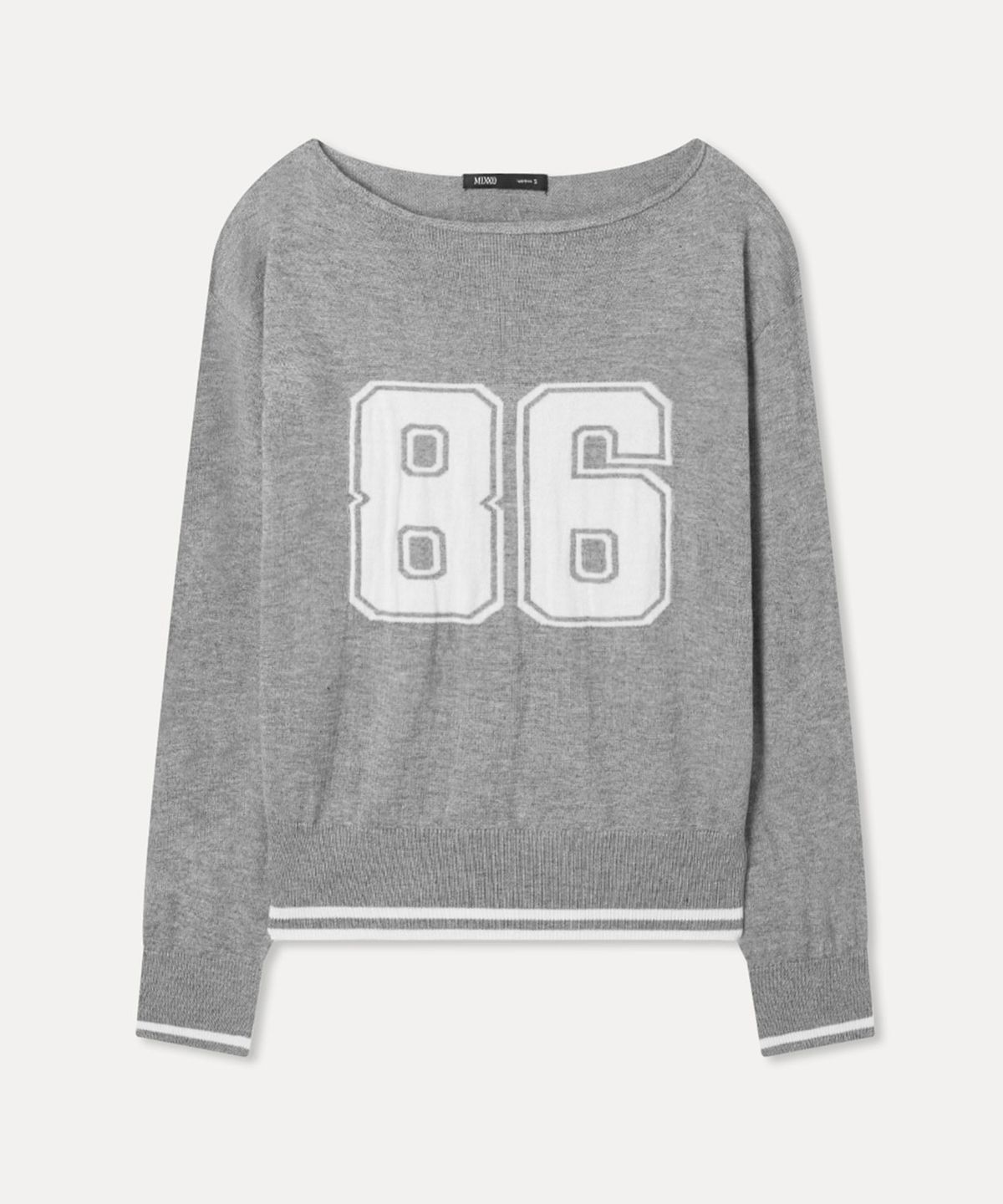 미쏘(MIXXO) 넘버링 그래픽 풀오버_MIWKAG415T