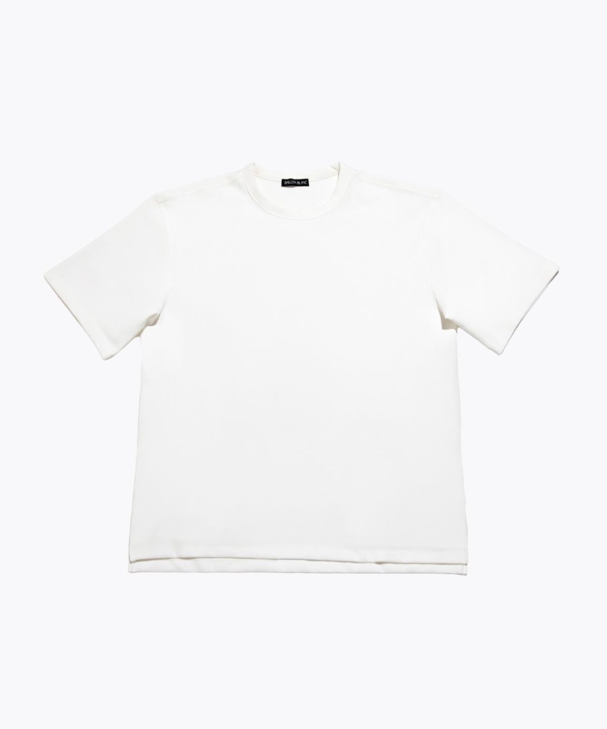 발롱블랑 라이프(BALLONBLANC LIFE) Etherea Premium Oversize Round Tee(Poly,Span) - WHITE