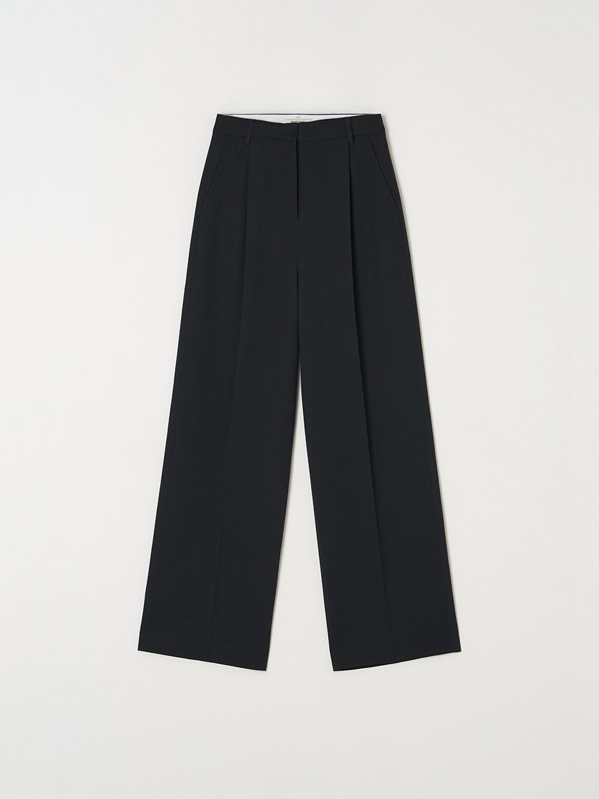 비뮤즈맨션(BEMUSE MANSION) Tuck wide pants - Navy