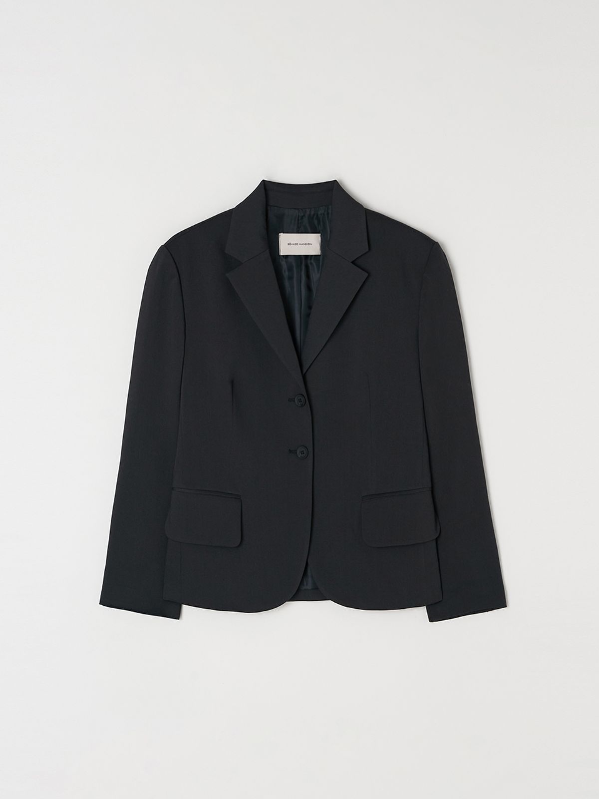 비뮤즈맨션(BEMUSE MANSION) Overfit single jacket - Navy