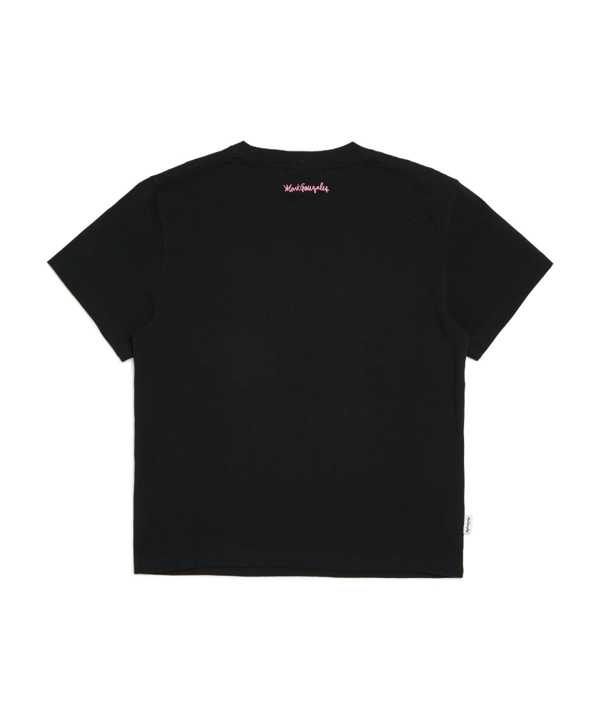 마크곤잘레스(MARK GONZALES) 우먼즈 MG 스타 크롭 반팔 티셔츠 - BLACK