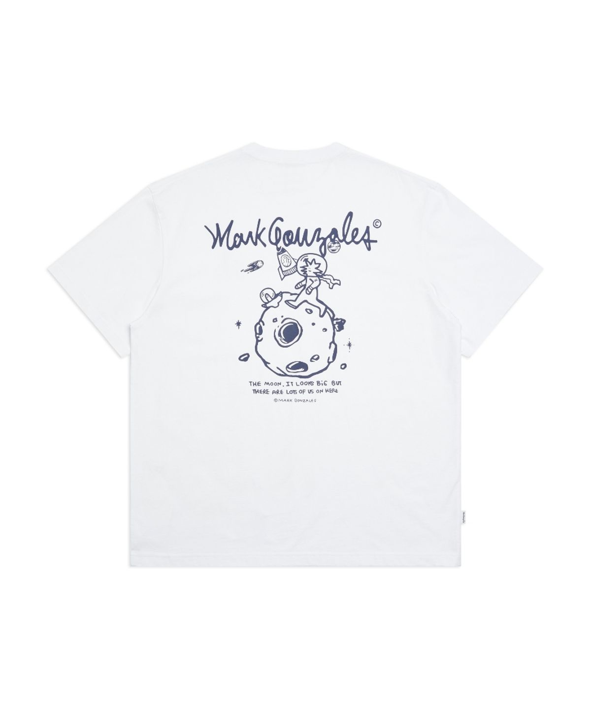 마크곤잘레스(MARK GONZALES) 스페이스 두들 그래픽 티셔츠 - WHITE
