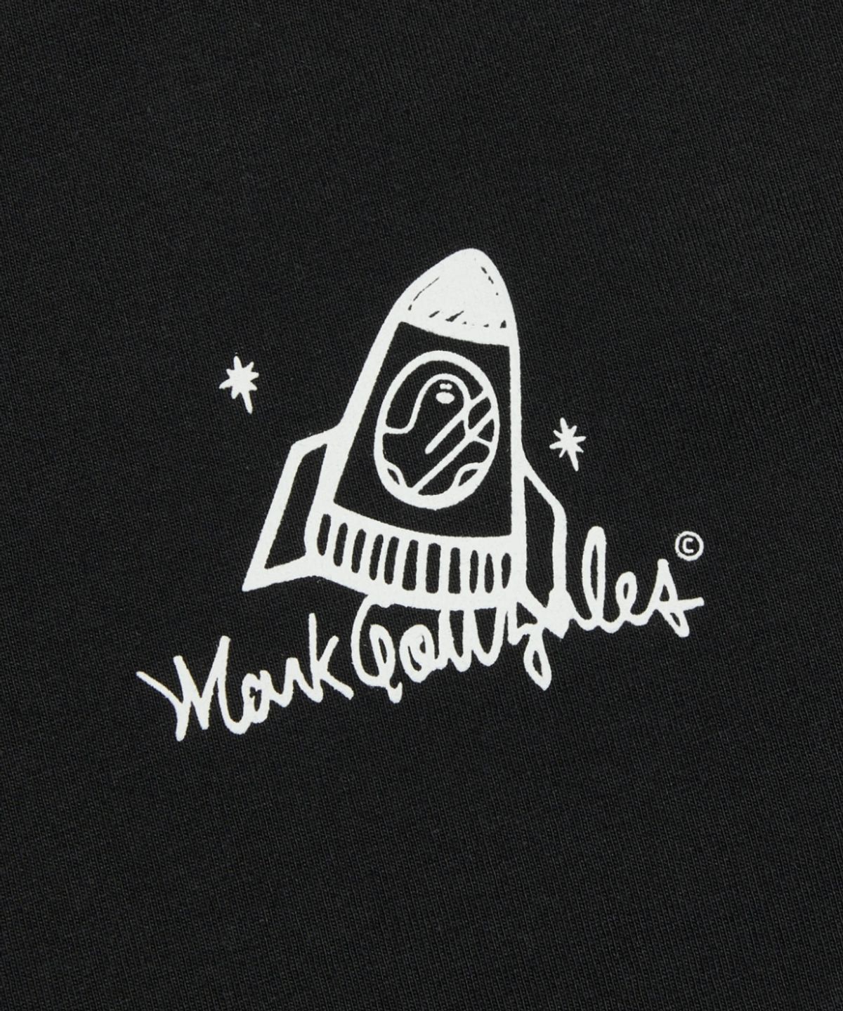 마크곤잘레스(MARK GONZALES) 스페이스 두들 그래픽 티셔츠 - BLACK