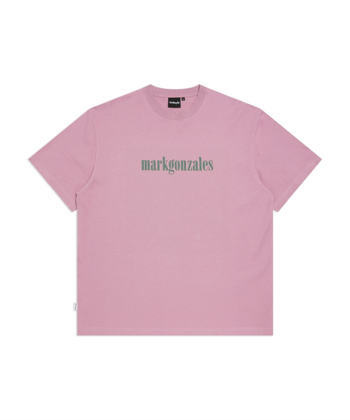 마크곤잘레스(MARK GONZALES) 세리프 MG 로고 반팔 티셔츠 - INDI PINK