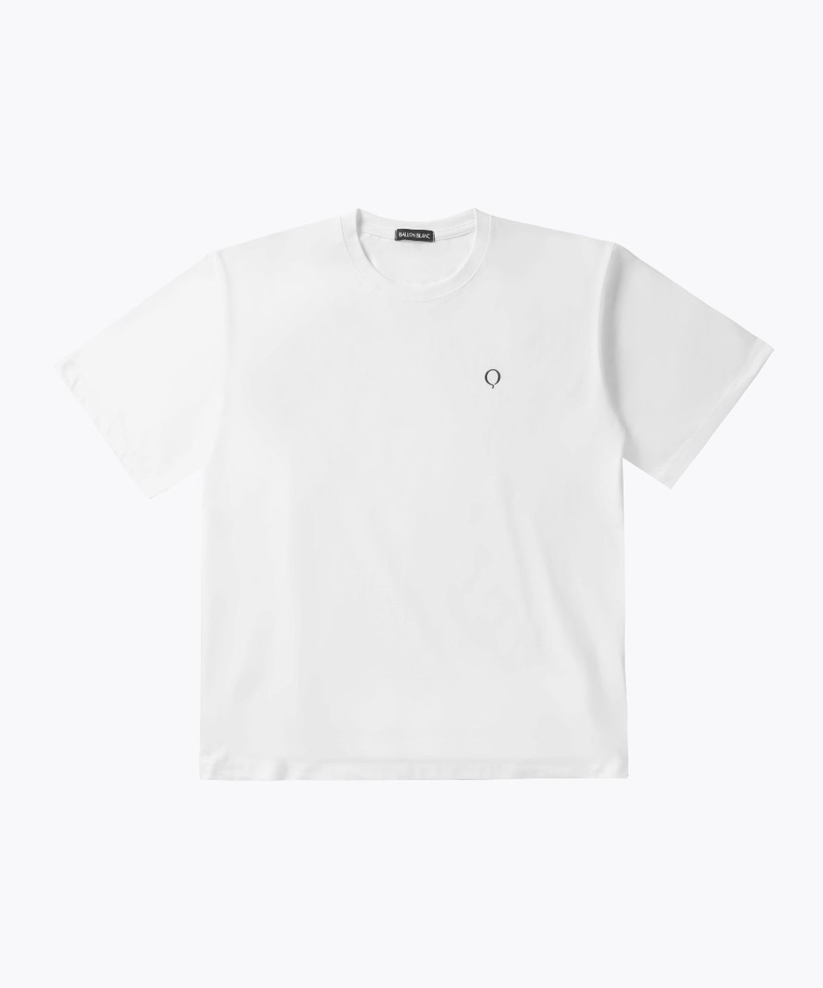 발롱블랑 라이프(BALLONBLANC LIFE) Ethereal Oversize Round Tee (Cotton 100%) - WHITE