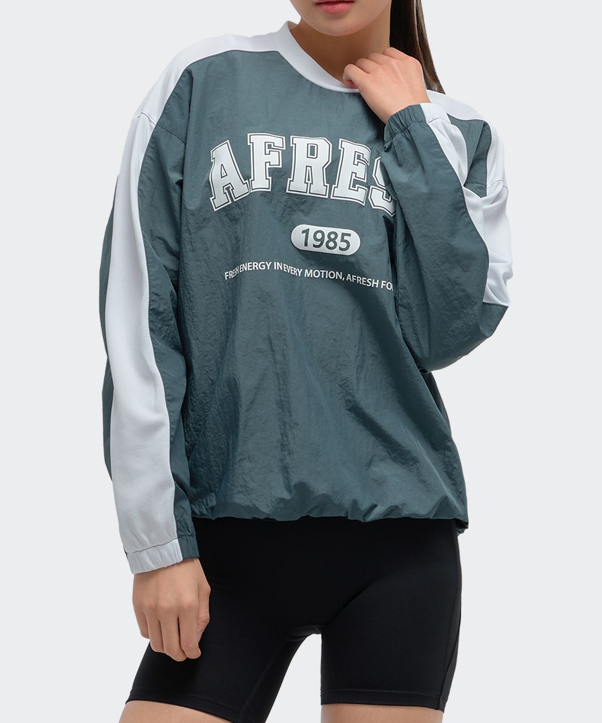 어프레쉬(AFRESH) [2PACK] 스포티 윈드 스웻셔츠_2COLOR