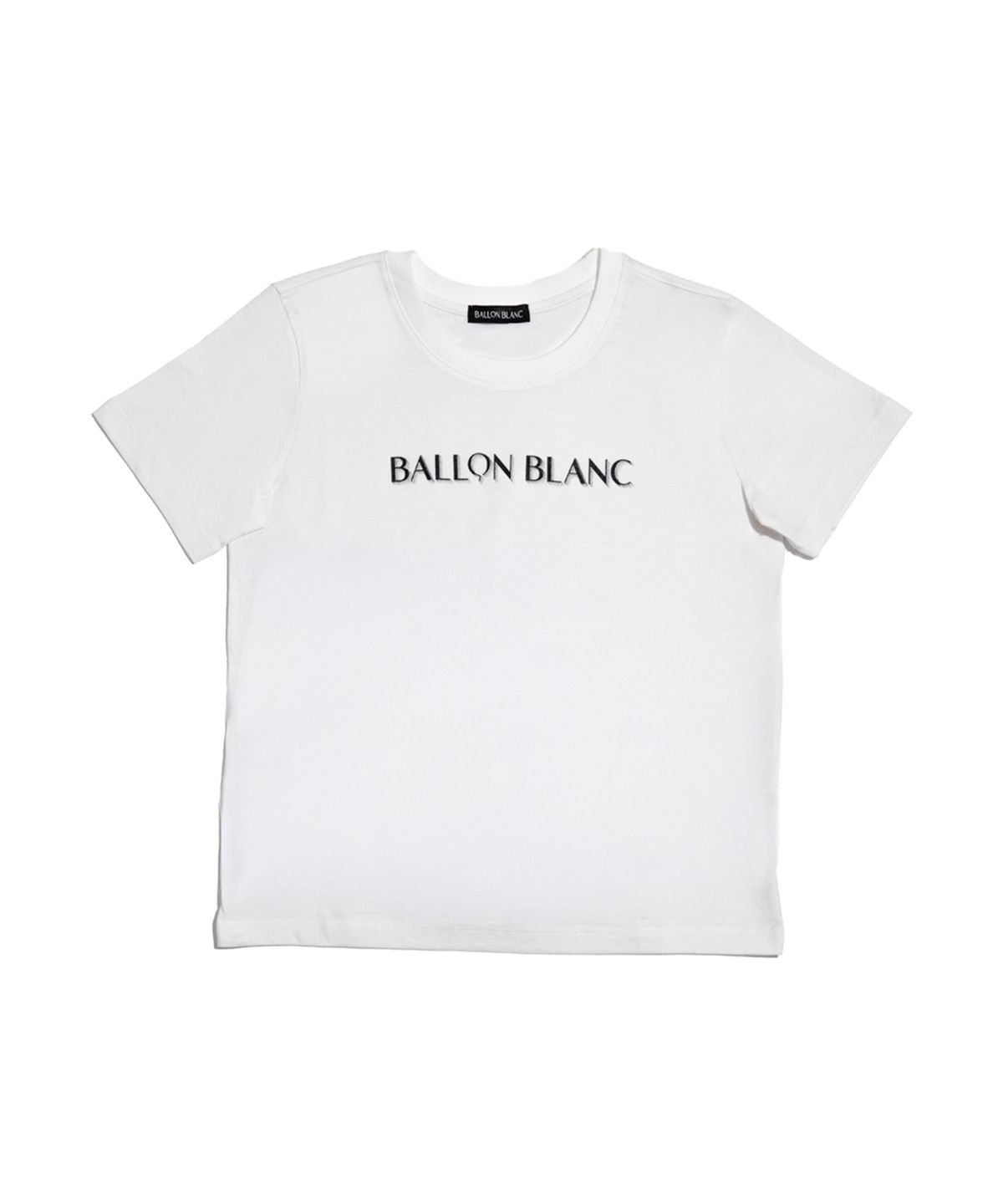 발롱블랑 라이프(BALLONBLANC LIFE) Women’s Round Tee - WHITE