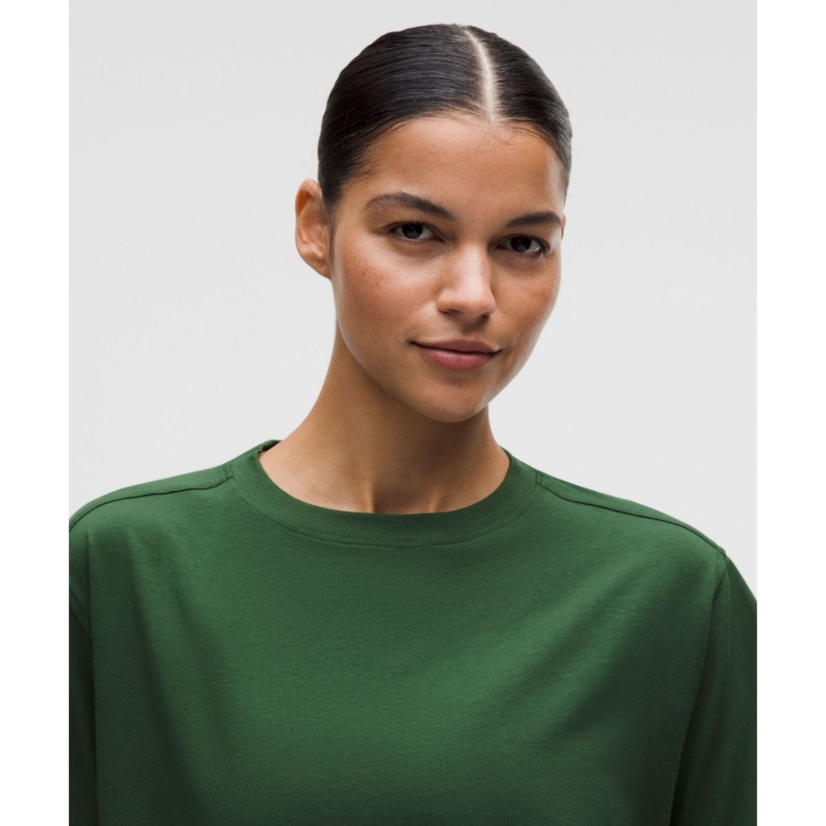 룰루레몬(LULULEMON) 코튼 크루넥 티셔츠  IVYG