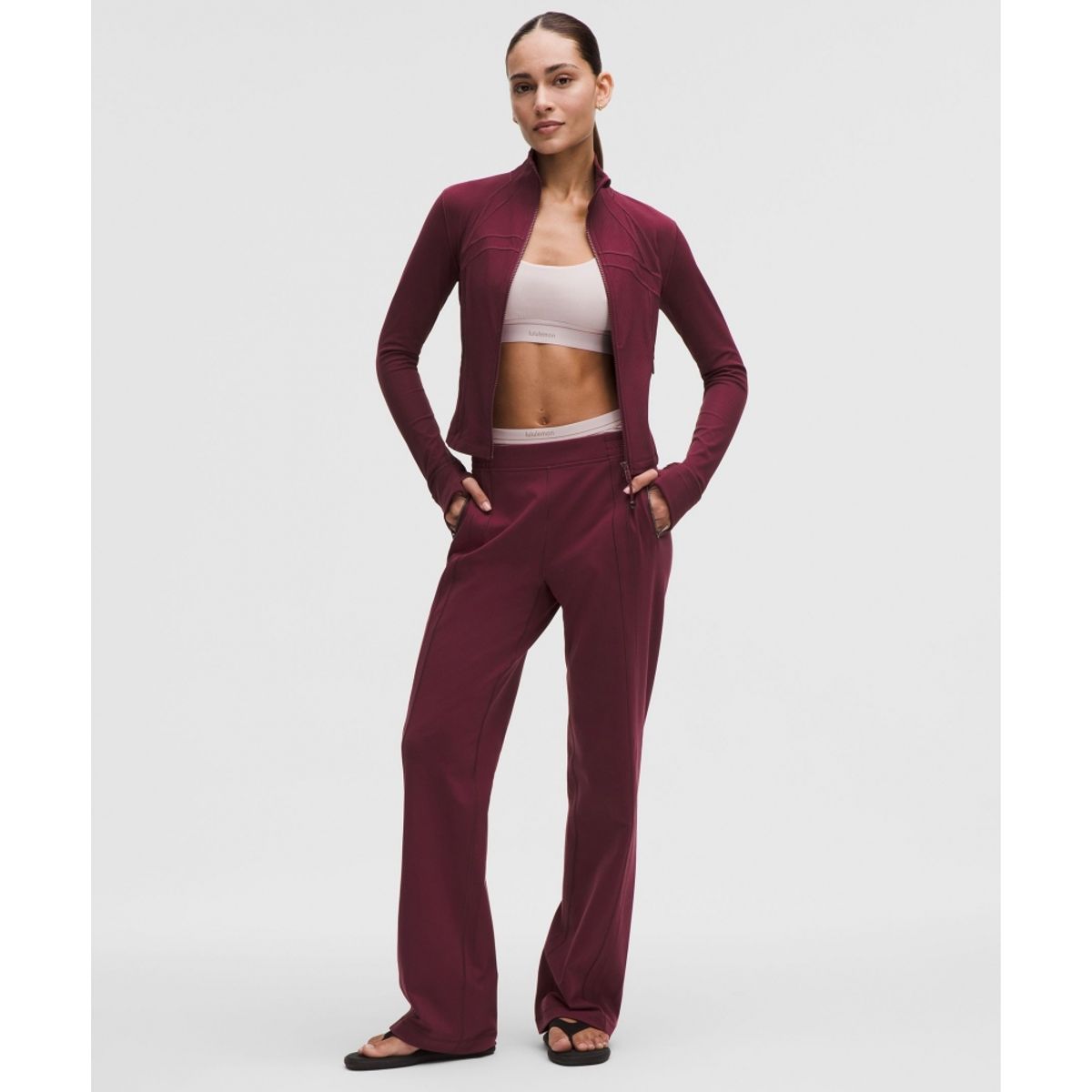 룰루레몬(LULULEMON) 디파인 크롭 재킷 *리브드 Nulu  BBAY