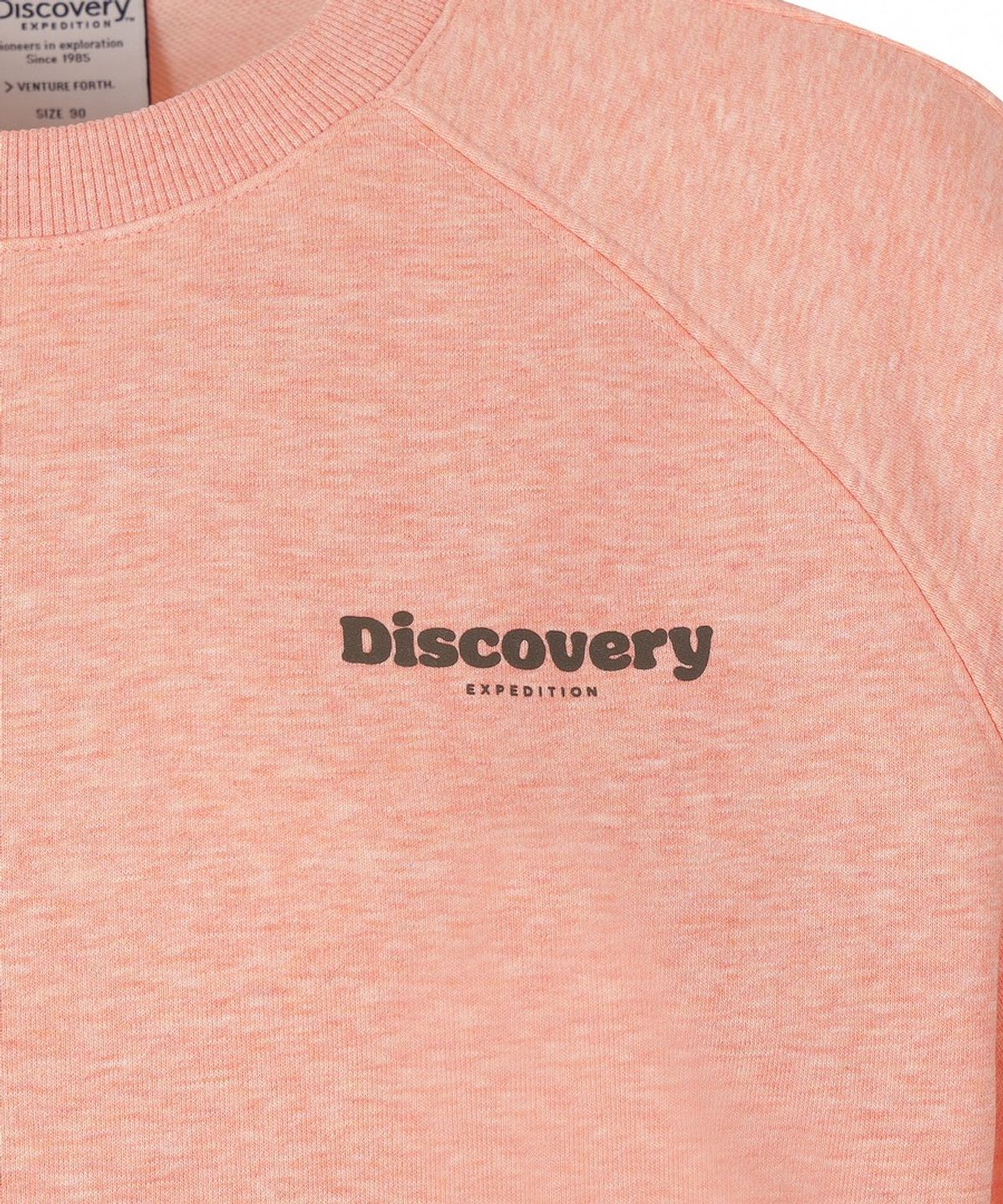 디스커버리 익스페디션(DISCOVERY EXPEDITION) 여성 로고 그래픽 반팔 맨투맨 (M/CORAL)
