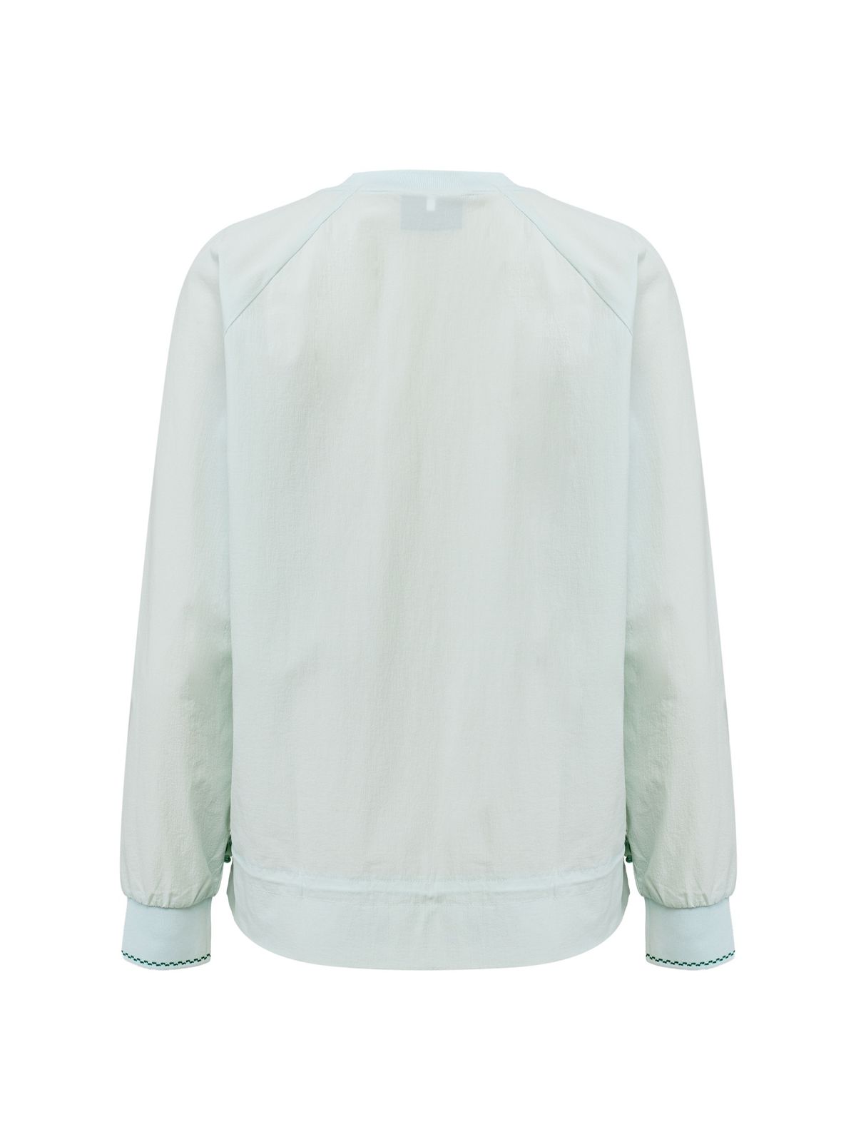 와이드앵글(WIDEANGLE) CO 스몰 아트웍 우븐 라운드넥 L_Light Mint