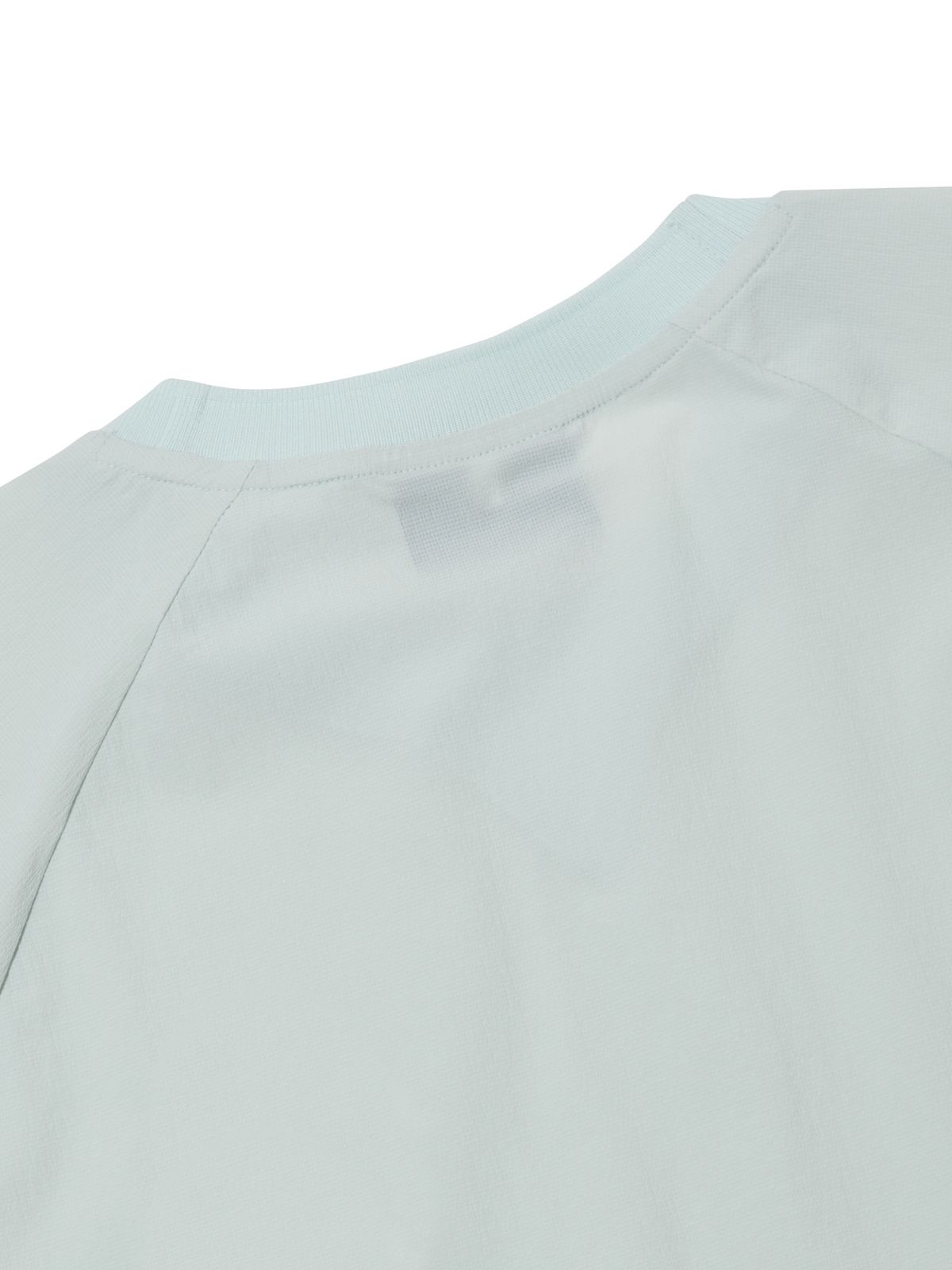 와이드앵글(WIDEANGLE) CO 스몰 아트웍 우븐 라운드넥 L_Light Mint