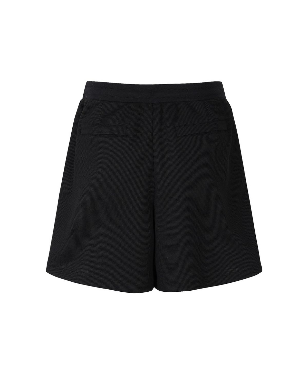디스커버리 익스페디션(DISCOVERY EXPEDITION) 여성 와플 트레이닝 4부 쇼츠 (BLACK)