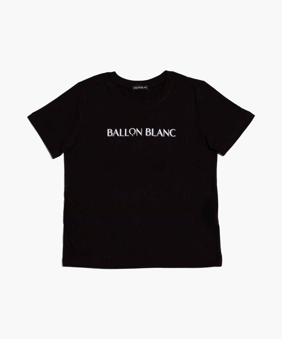 발롱블랑 라이프(BALLONBLANC LIFE) Women’s Round Tee - BLACK