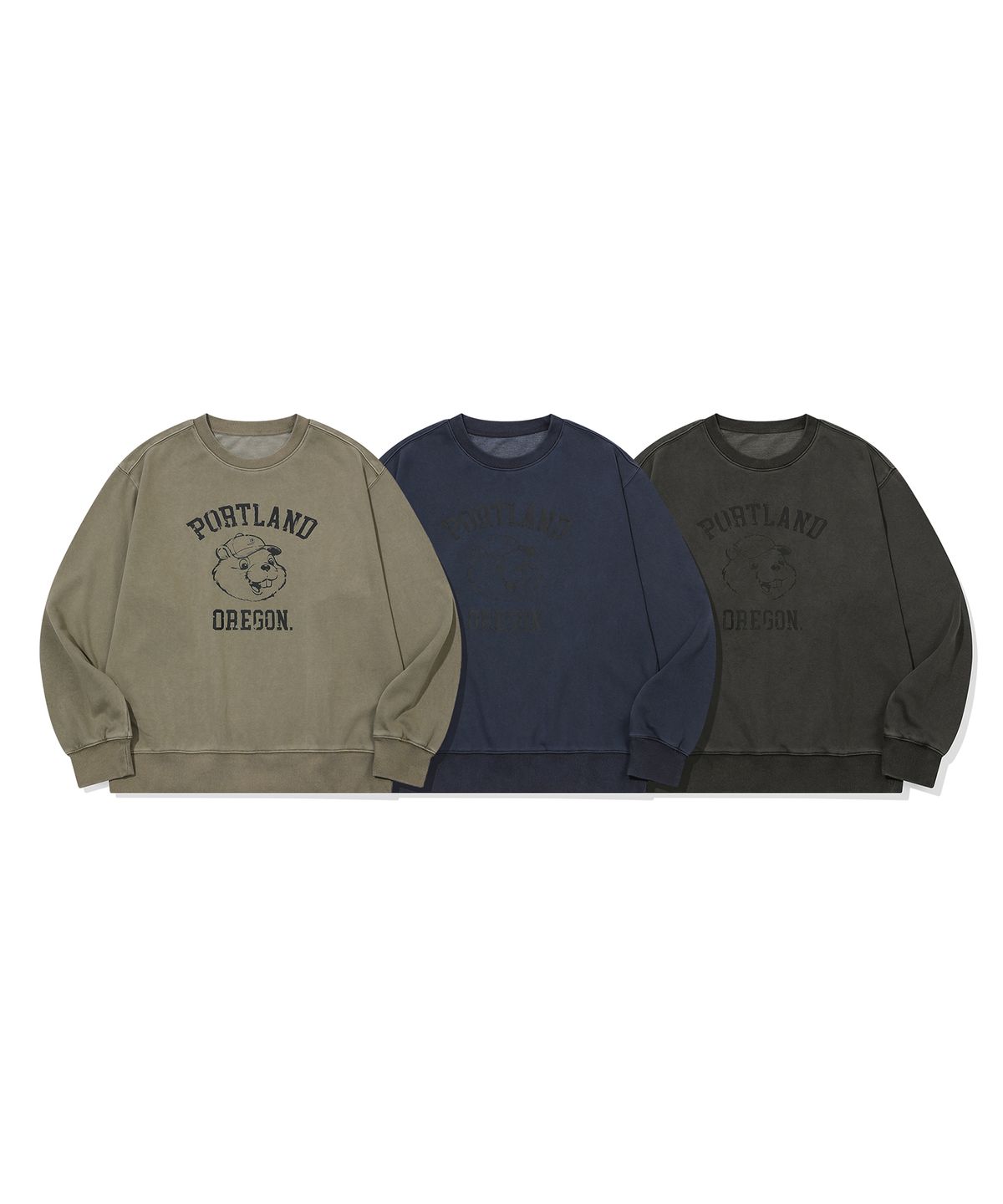 볼텍(VOLTEK) 카펜트 비버 다잉 맨투맨(카키)