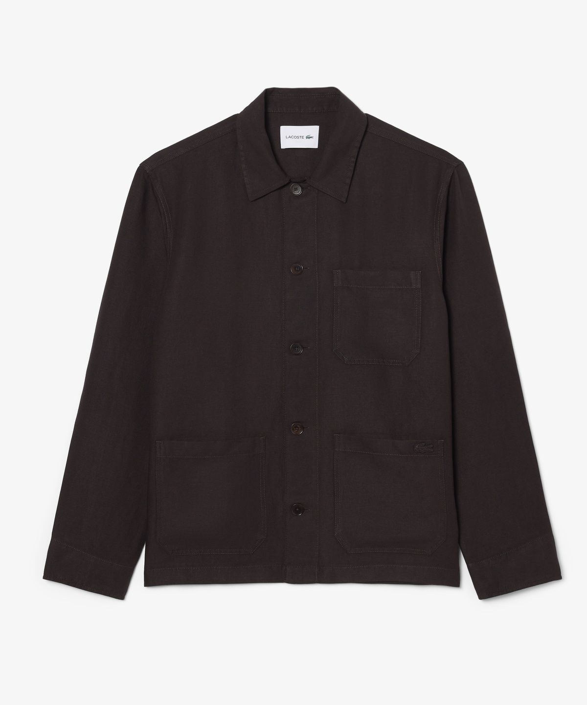 라코스테(LACOSTE) 남성 린넨 블렌드 멀티 포켓 셔켓 CH5993-56G 3LA
