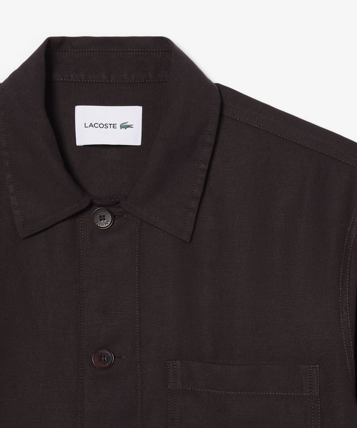 라코스테(LACOSTE) 남성 린넨 블렌드 멀티 포켓 셔켓 CH5993-56G 3LA