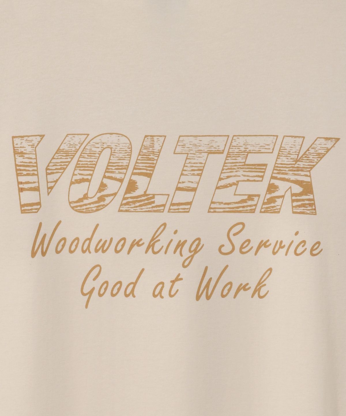 볼텍(VOLTEK) 우드워킹 서비스 반팔티(베이지)