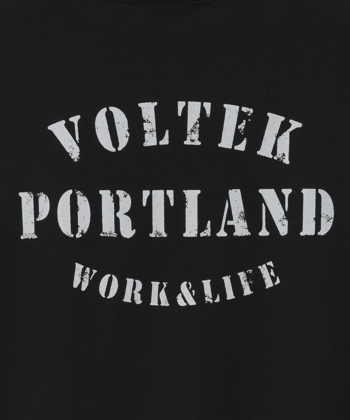 볼텍(VOLTEK) 포틀랜드 어드레스 반팔티(블랙)